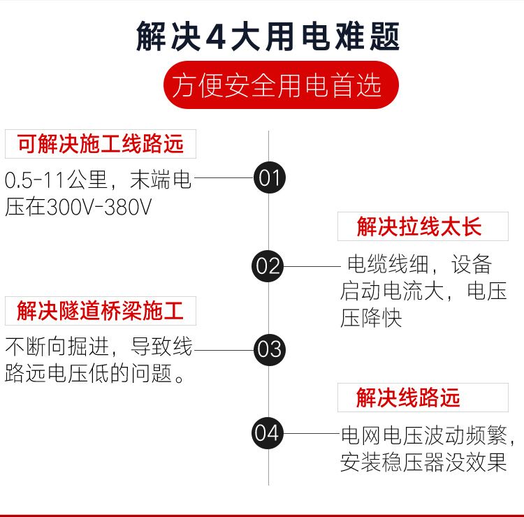 隧道升压稳压器解决四大施工用电难题 隧道升压稳压器解决四大施工用电难题