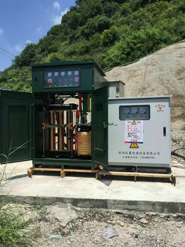 隧道施工升压器施工现场 隧道施工升压器施工现场